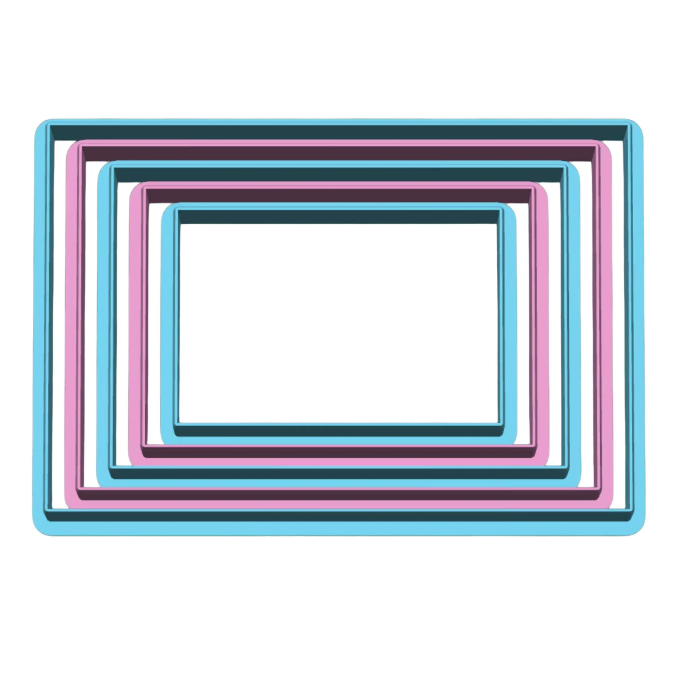 5 cortadores Rectangulares