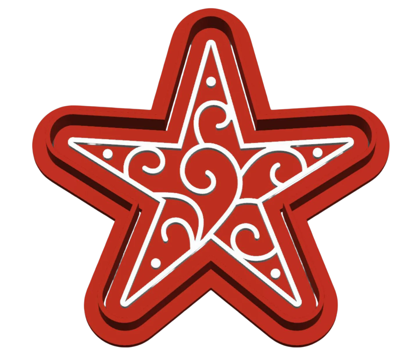 Cortador Estrela Arabescos