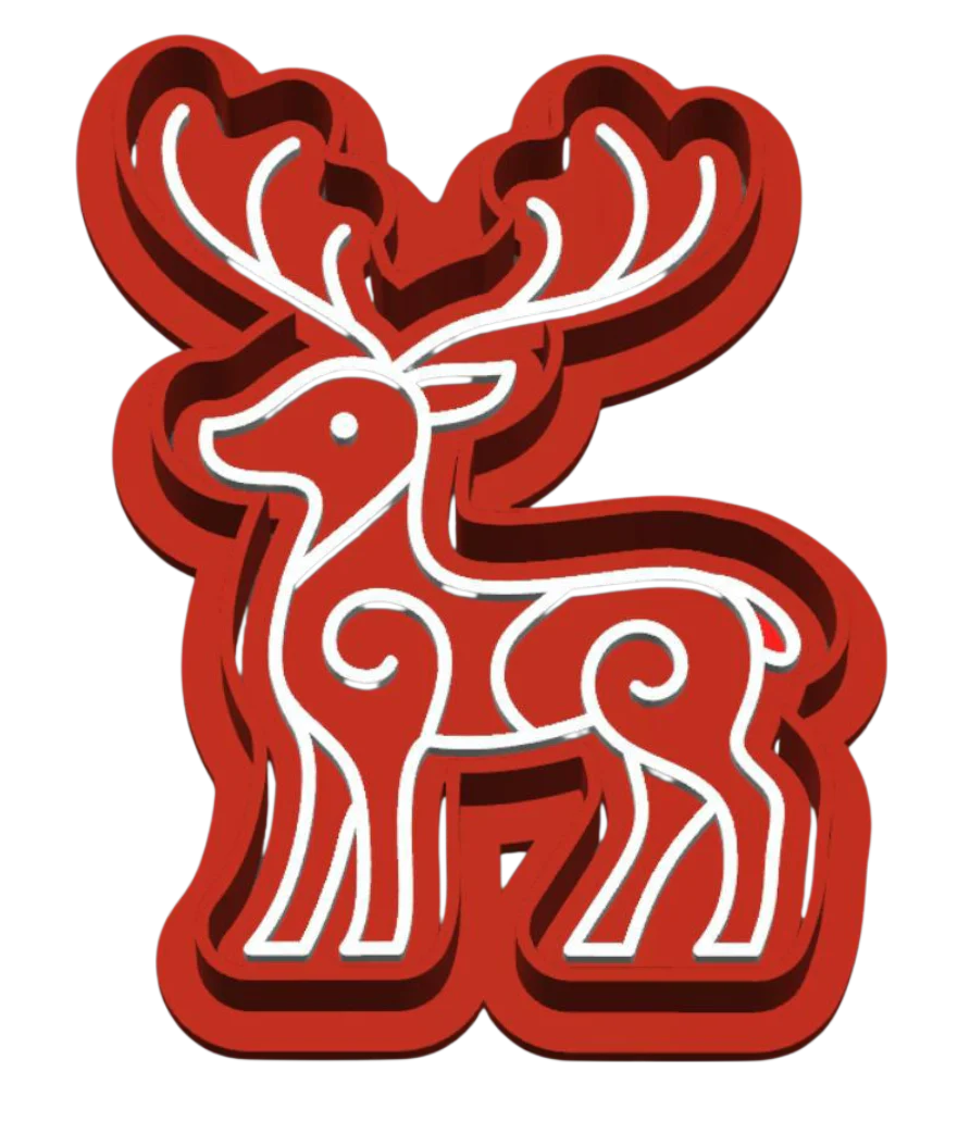 Cortador Rena Arabescos