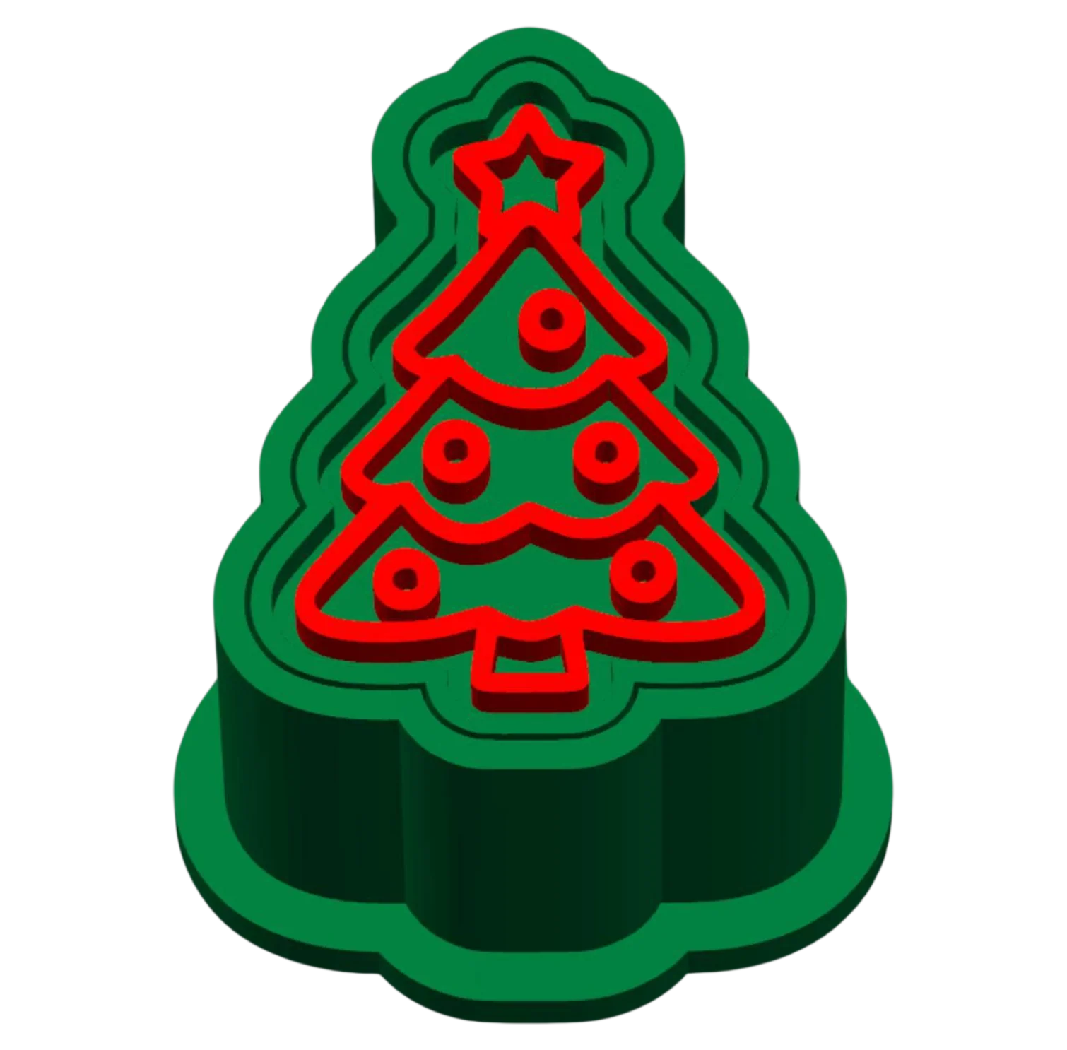 Molde com Carimbo para Brigadeiro Árvore de Natal