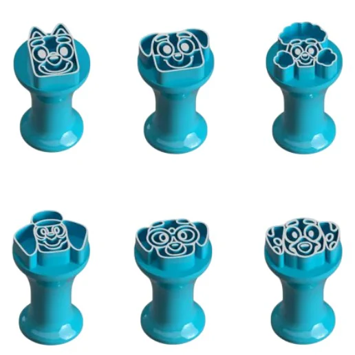 6 Carimbos Brigadeiro - Bluey