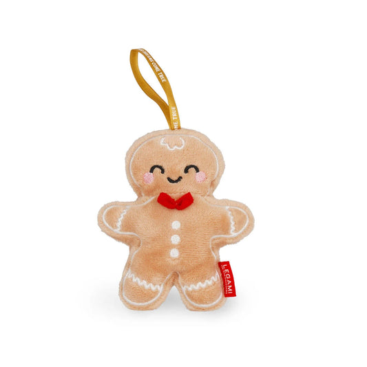 Ornamento de Natal em Peluche - Boneco de Gengibre