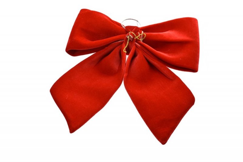 Laço Veludo Vermelho 46cm