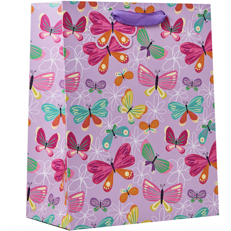 Saco para Presente Borboletas - XL