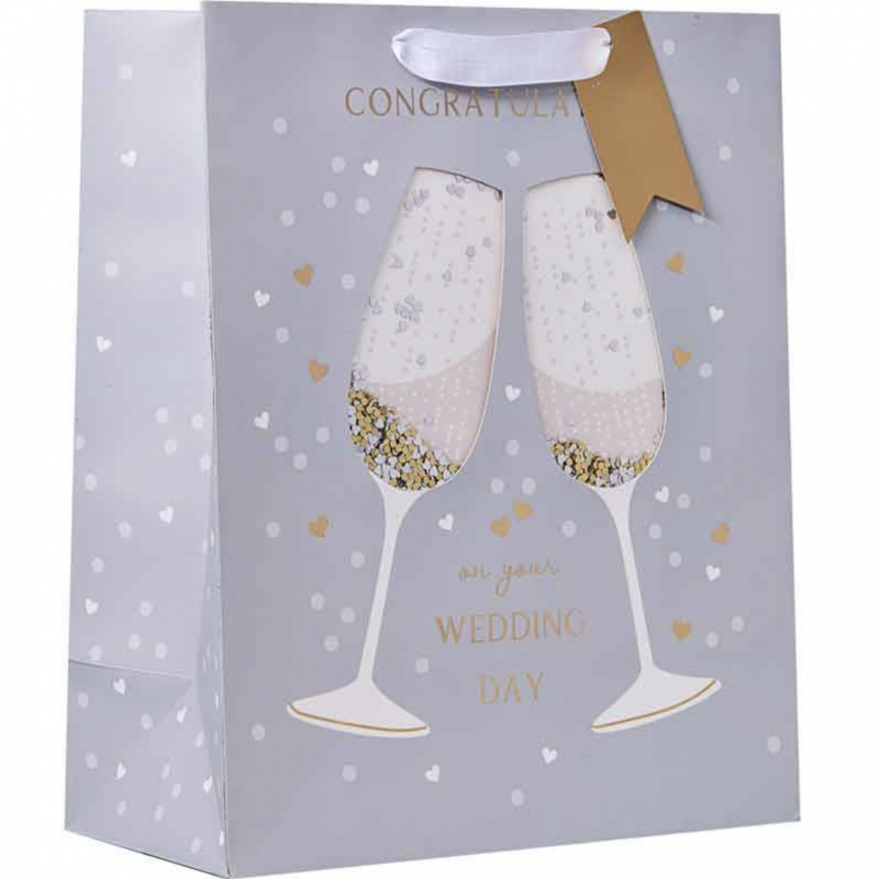 Saco para Presente Champanhe - M