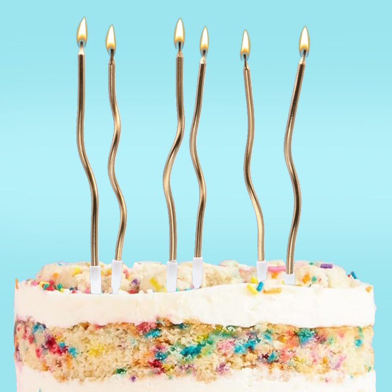 Velas Altas Torcidas Bronze