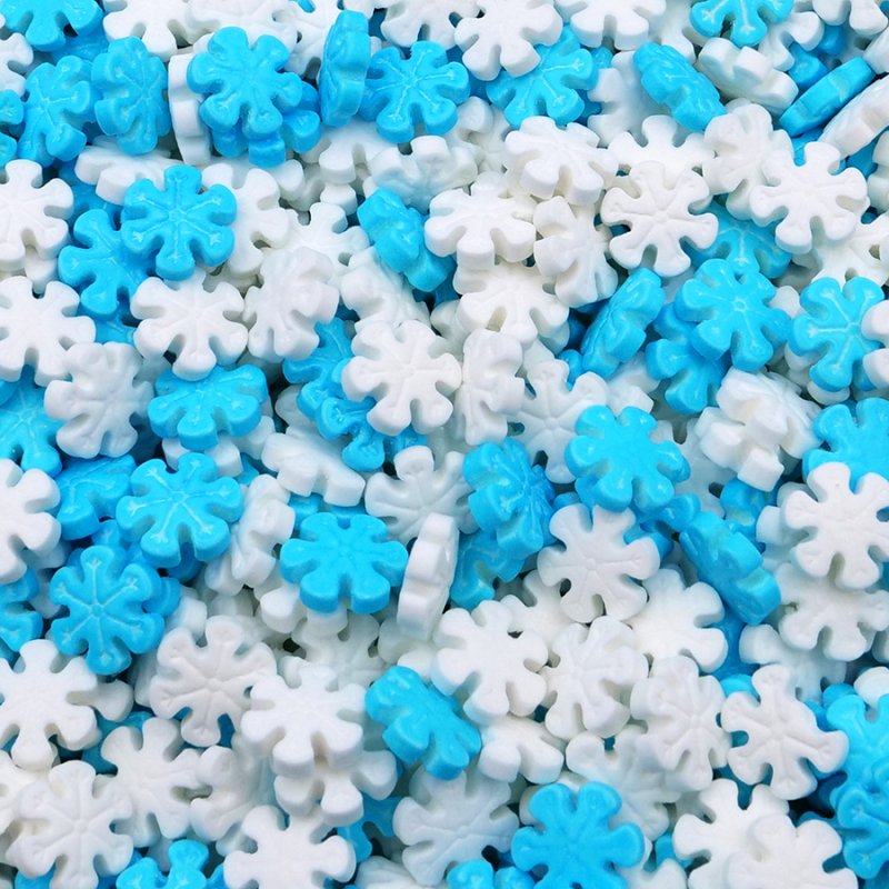 Sprinkles a Granel - Flocos de Neve AZUL - 50g