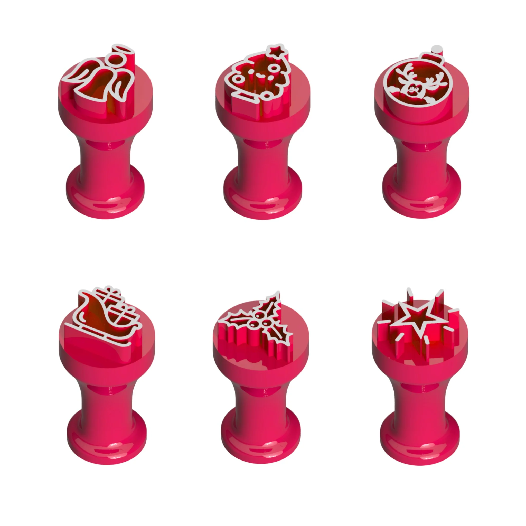 6 Carimbos Brigadeiro - Natal 1