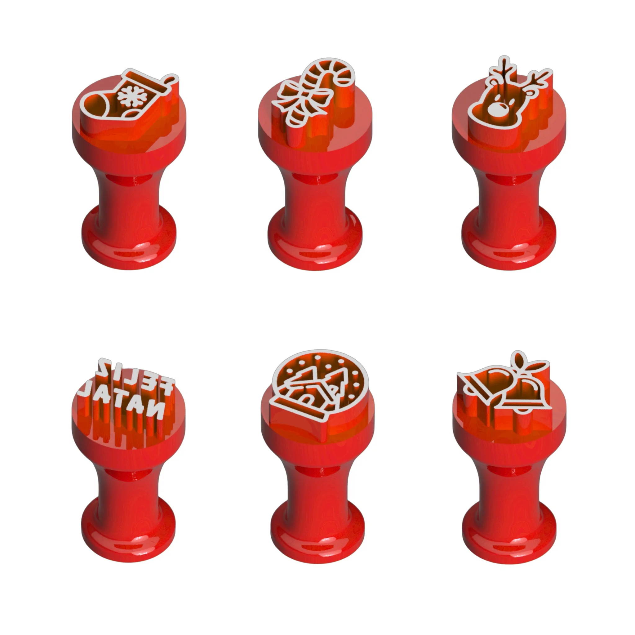 6 Carimbos Brigadeiro - Natal 2