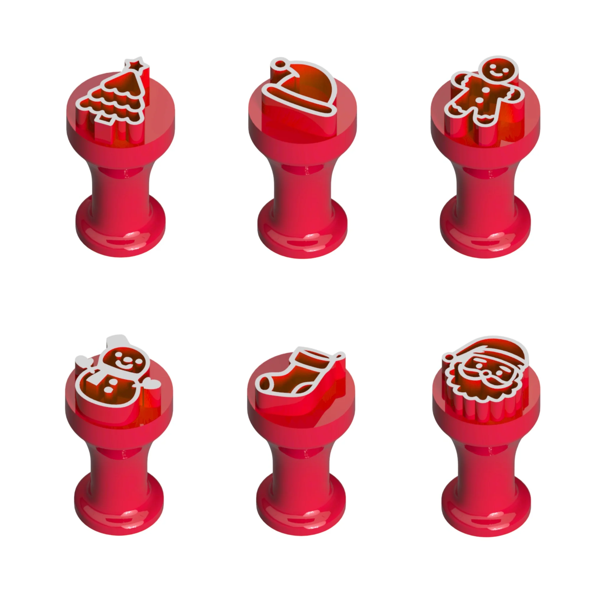 6 Carimbos Brigadeiro - Natal 3