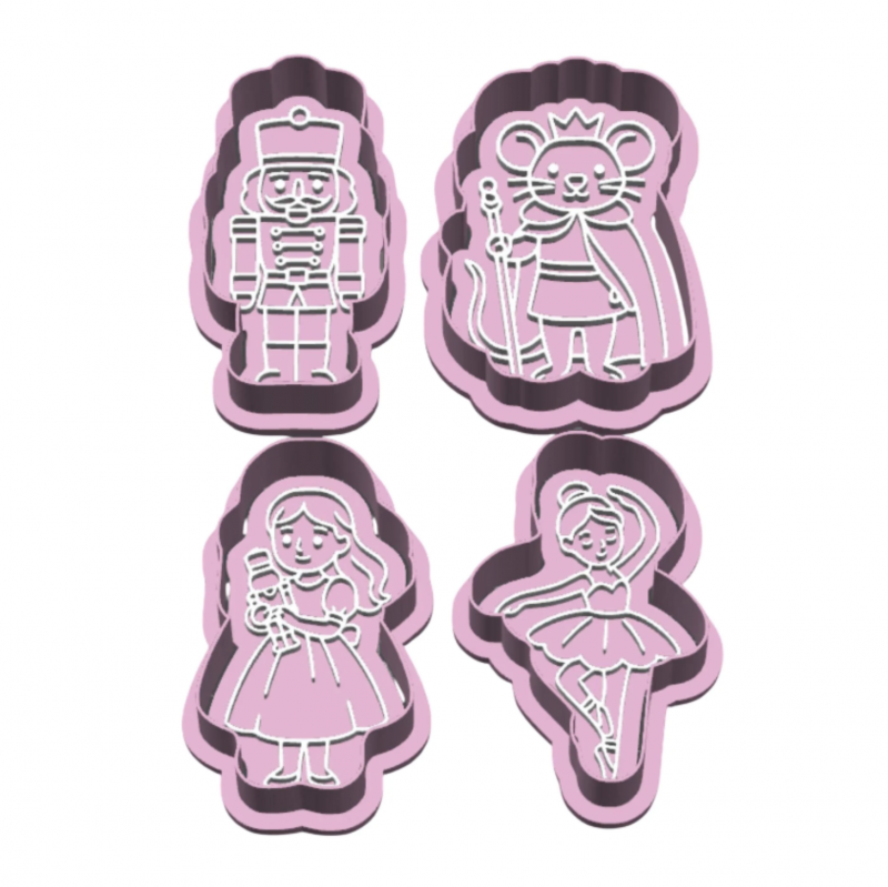 4 Cortadores Quebra-Nozes / Nutcracker