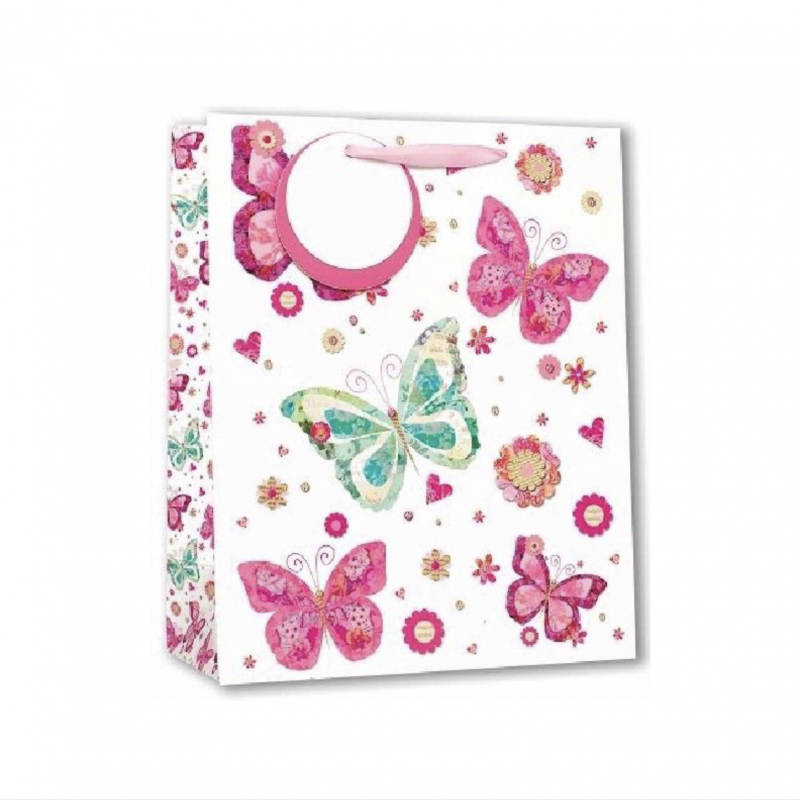 Saco para Presente Borboletas - M