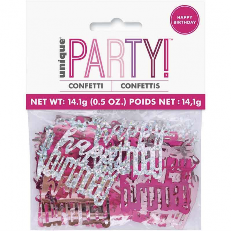 Confetti Happy Birthday Rosa