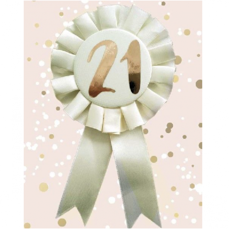 Crachá 21 Rose Gold