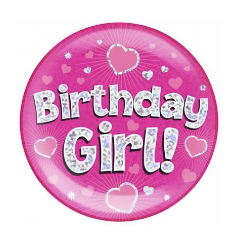 Crachá Birthday Girl