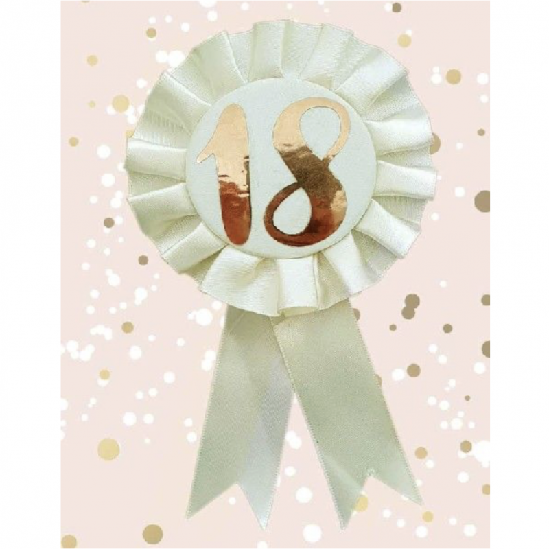 Crachá 18 Rose Gold