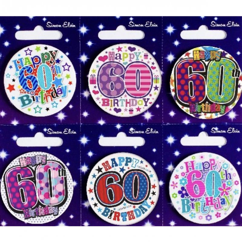 Mini Crachá 60 Sortido 