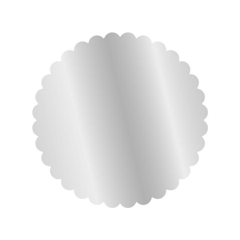 100 Tapetinhos Incolor 9cm