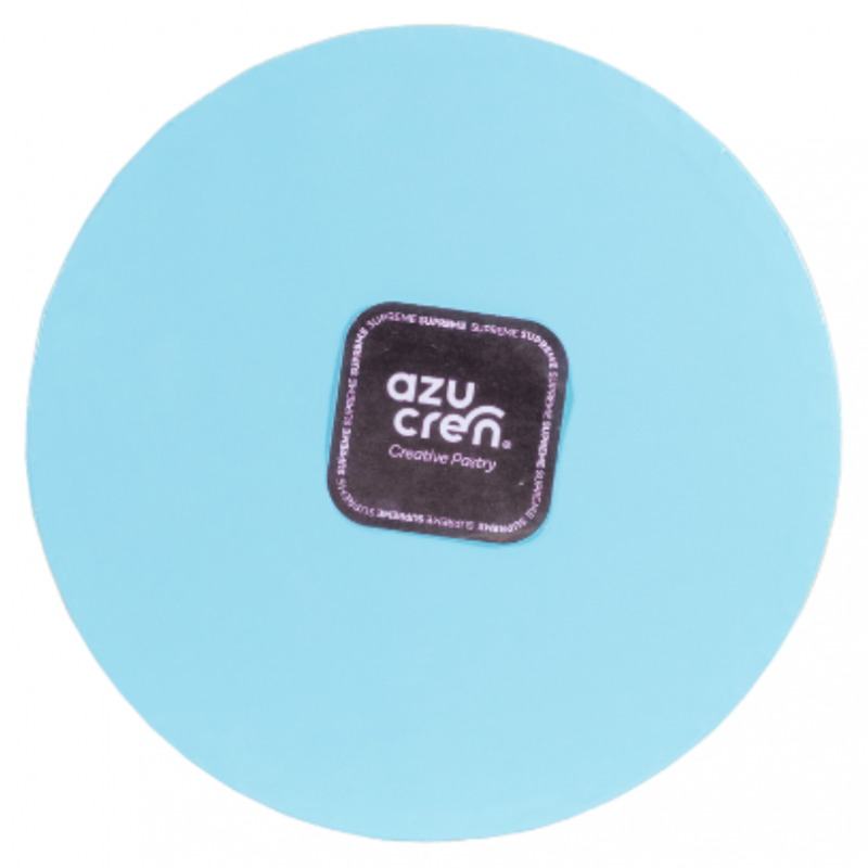 Base Redonda Alta 30cm Azul Claro