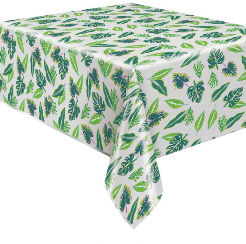 Toalha de Mesa Folhas Tropicais