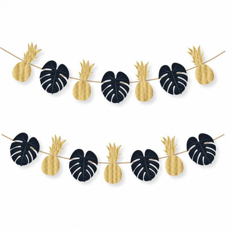 Grinalda Ananás e Folhas