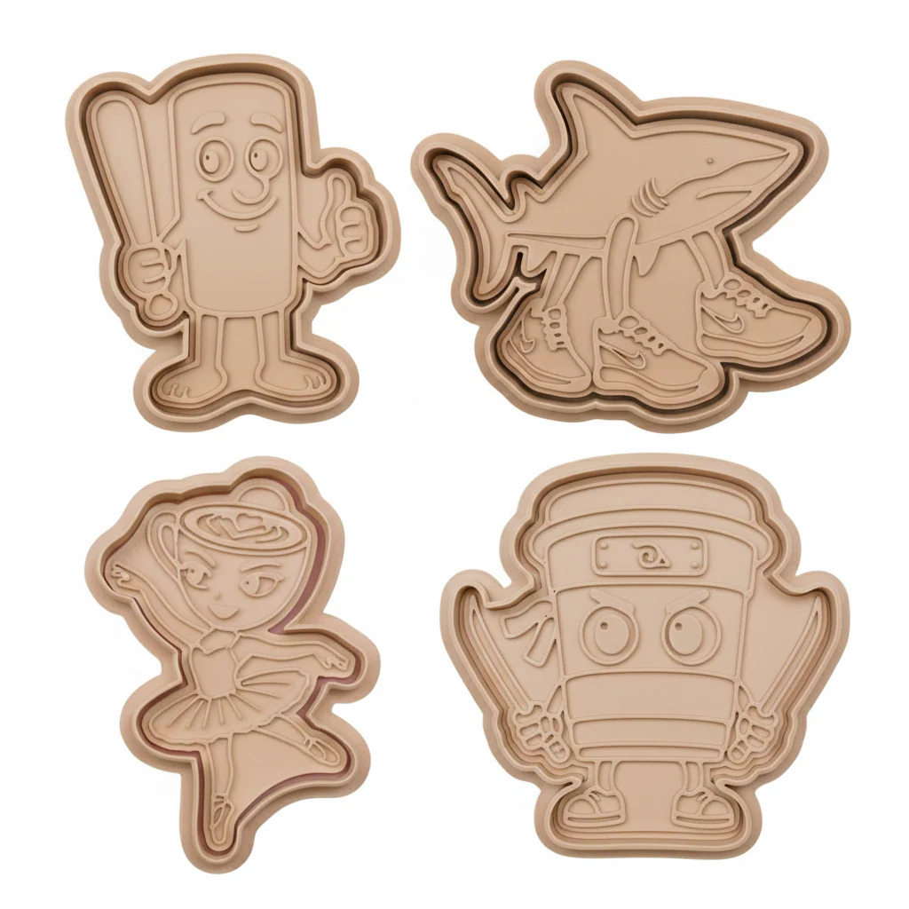 4 Mini Cortadores Italian Brainrot