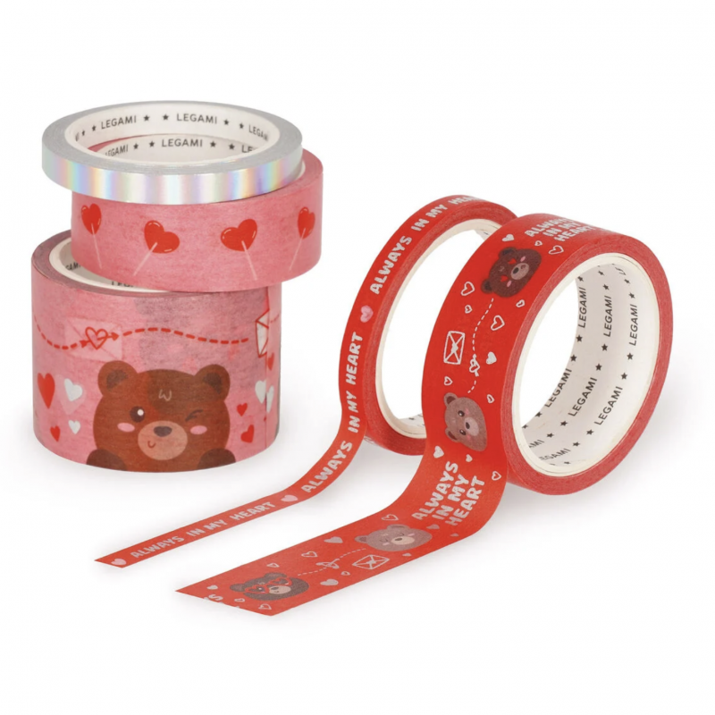 5 Fitas Adesivas - Ursinho