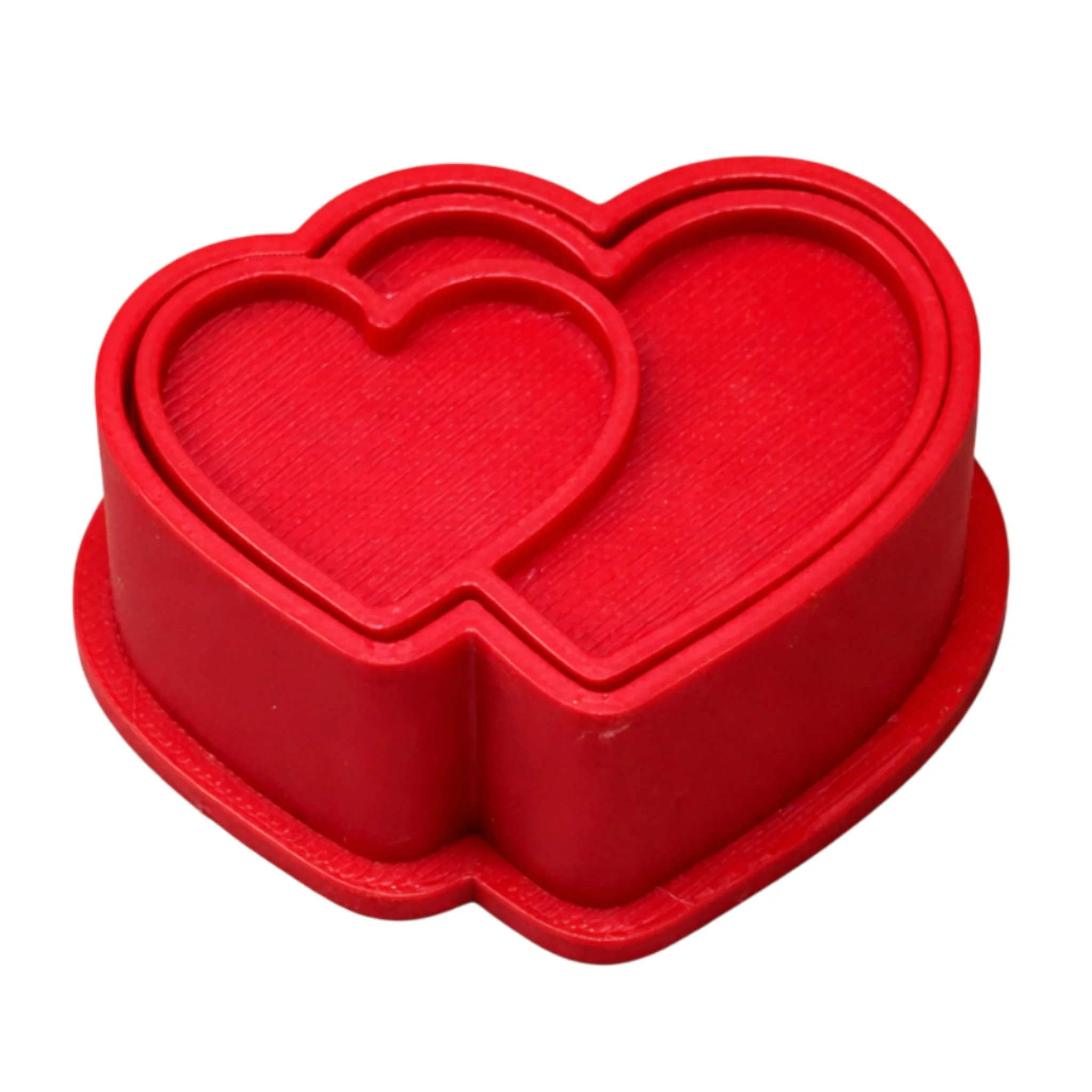 Molde com Carimbo para Brigadeiro 2 Corações