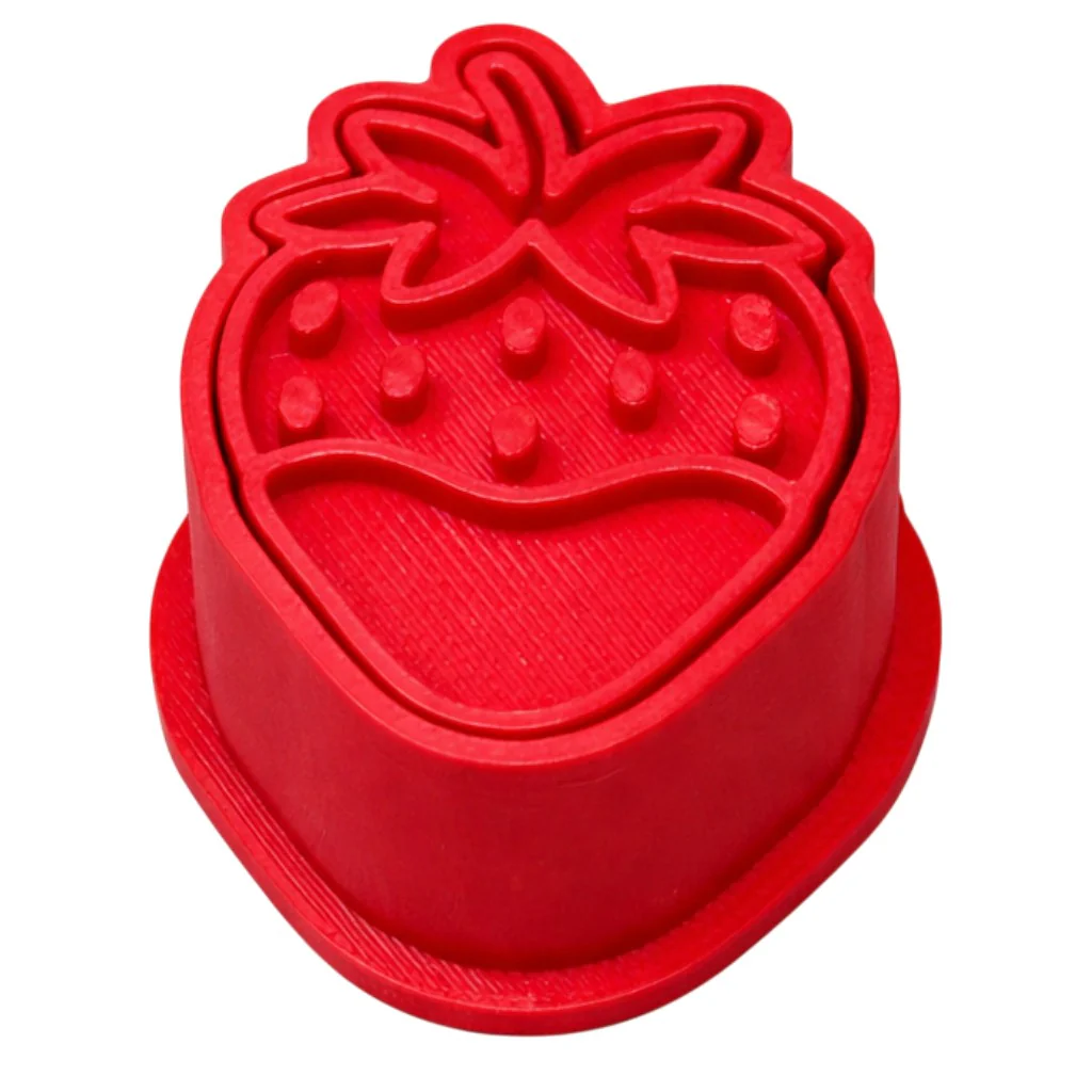 Molde com Carimbo para Brigadeiro Morango