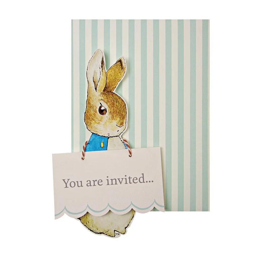 Convites Peter Rabbit
