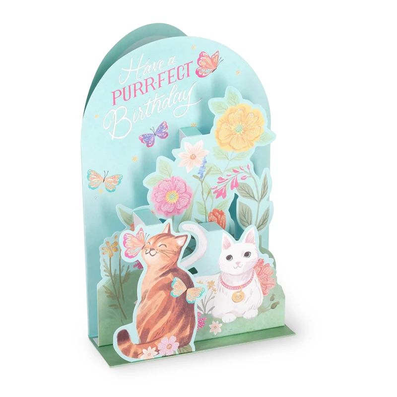 Postal Pop-Up Gatinhos