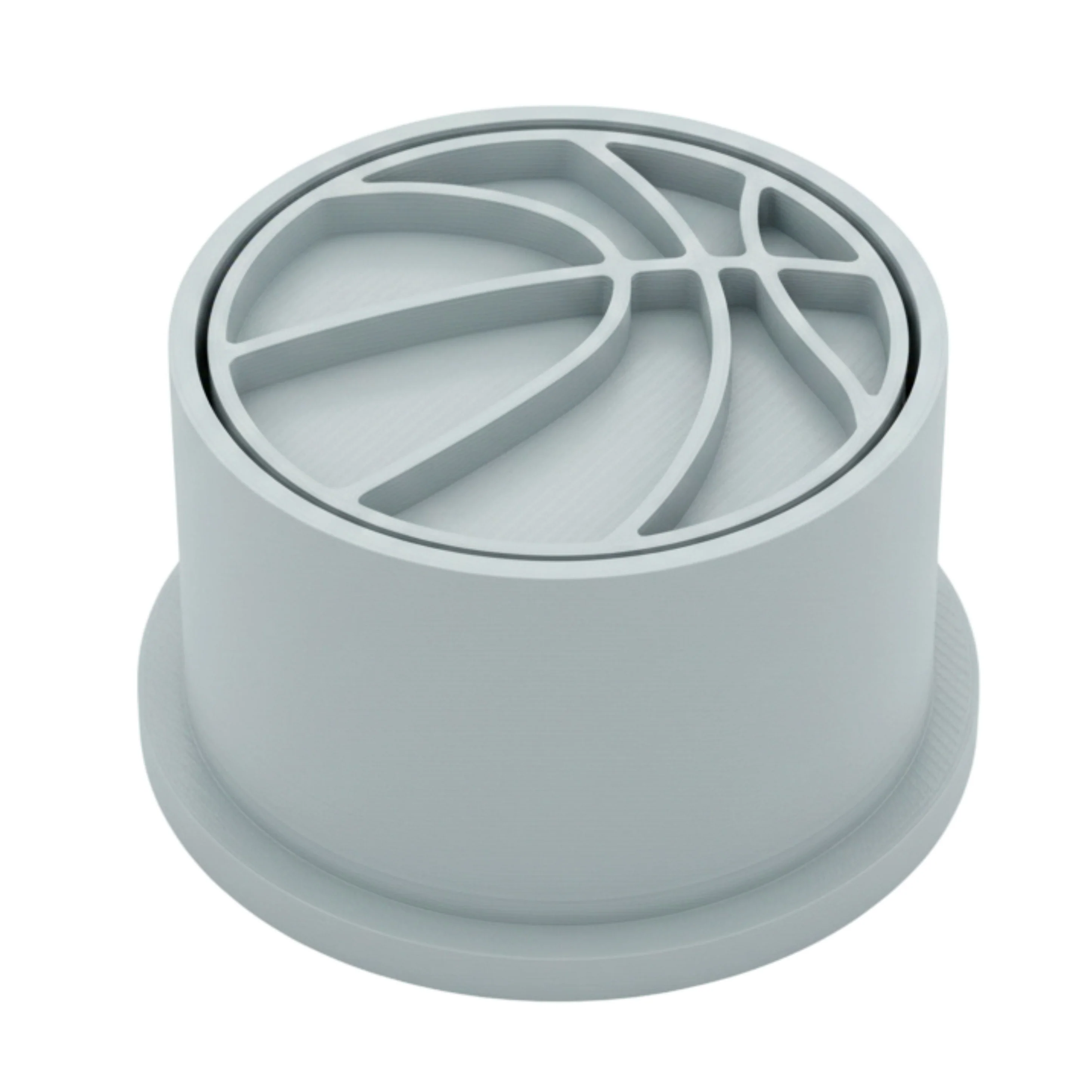 Molde com Carimbo para Brigadeiro Bola de Basquetebol