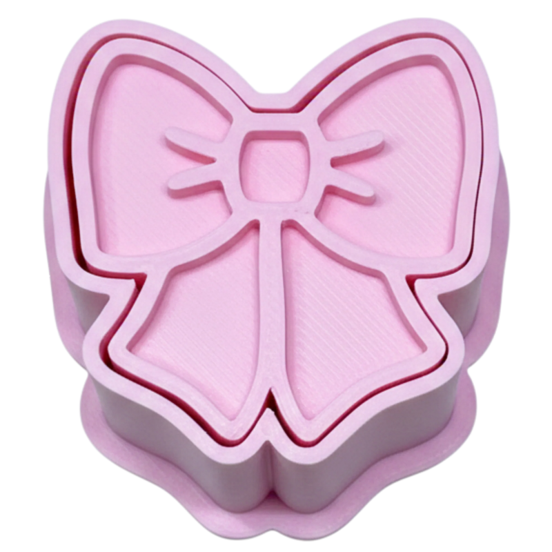 Molde com Carimbo para Brigadeiro Laço