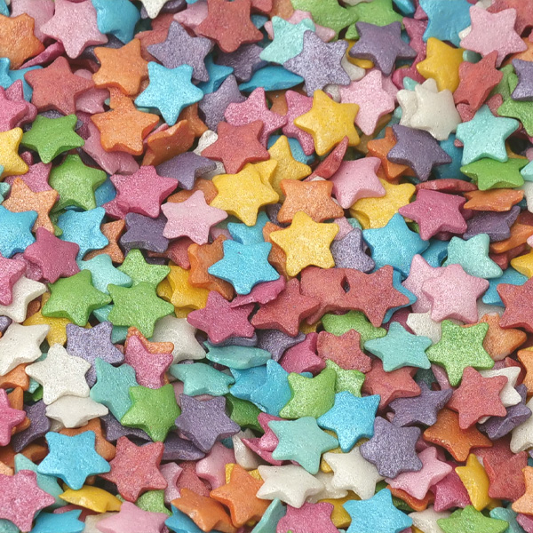 Sprinkles Estrelas Coloridas Grandes 50g