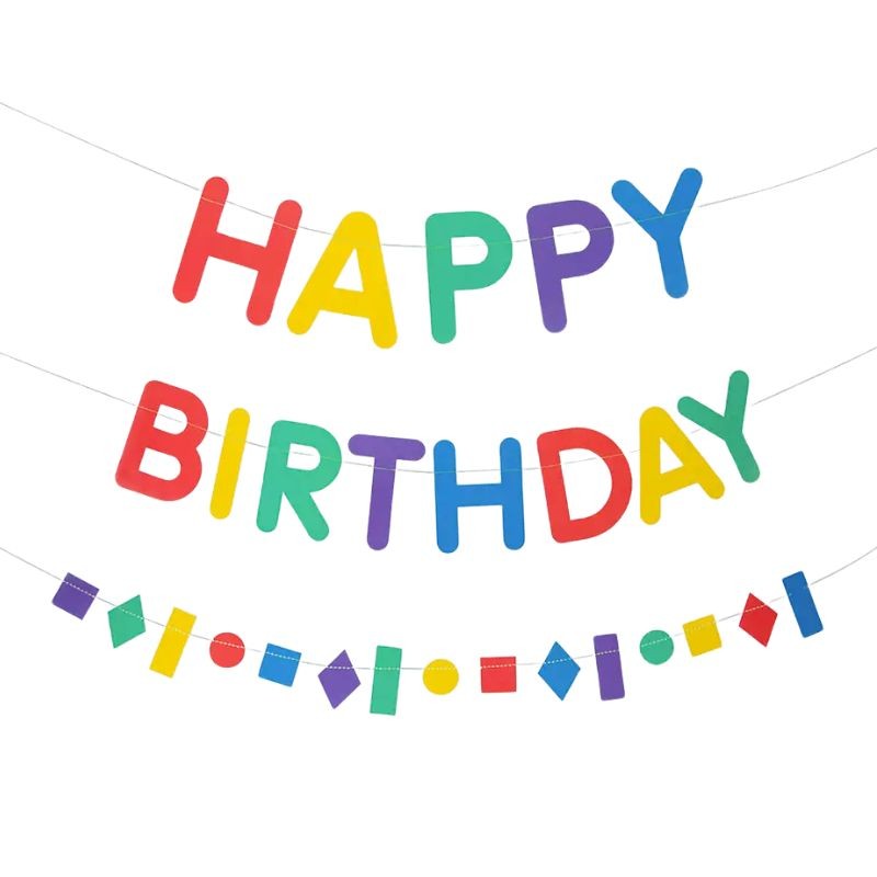 Grinalda Happy Birthday Colorida