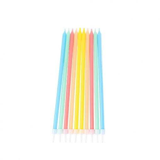 10 Velas Coloridas