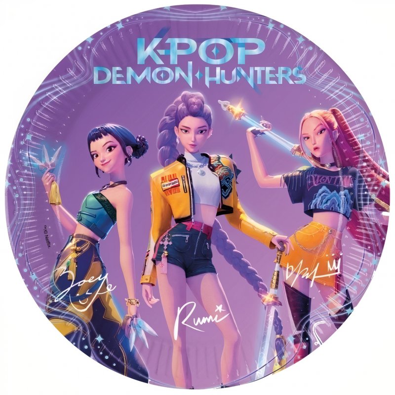 Pratos 23cm KPop Demon Hunters