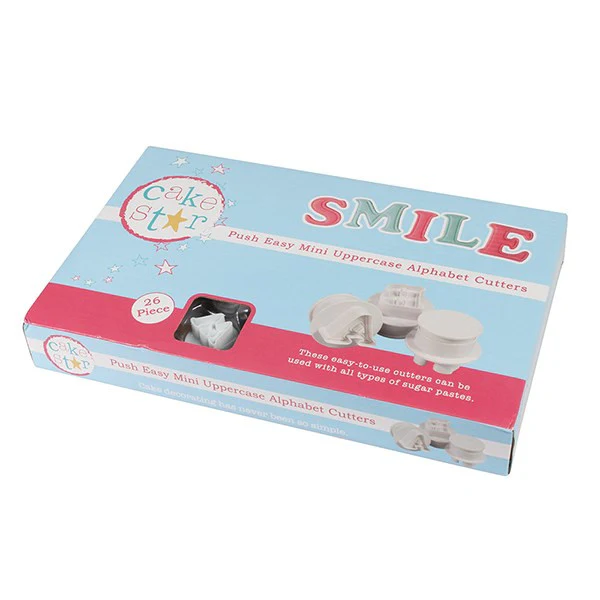 Mini Cortadores com Ejector Letras Maiúsculas