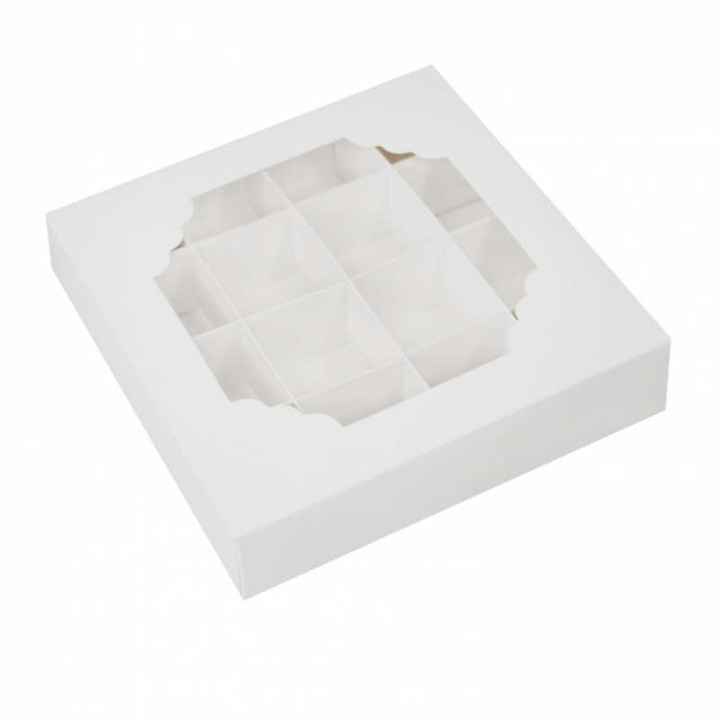 Caixa para Doces com 16 Cavidades