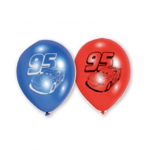 6 Balões Cars