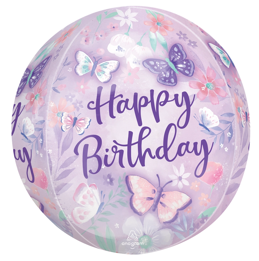 Balão Orbz Borboletas