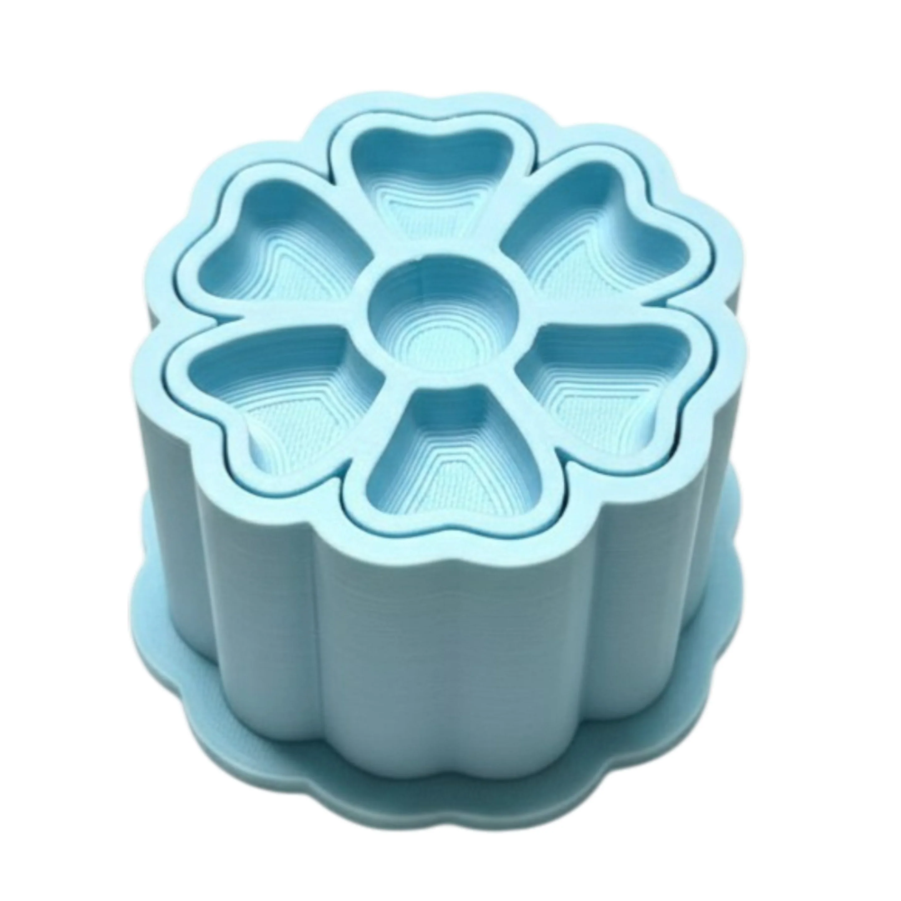 Molde com Carimbo para Brigadeiro Flor 1 3D