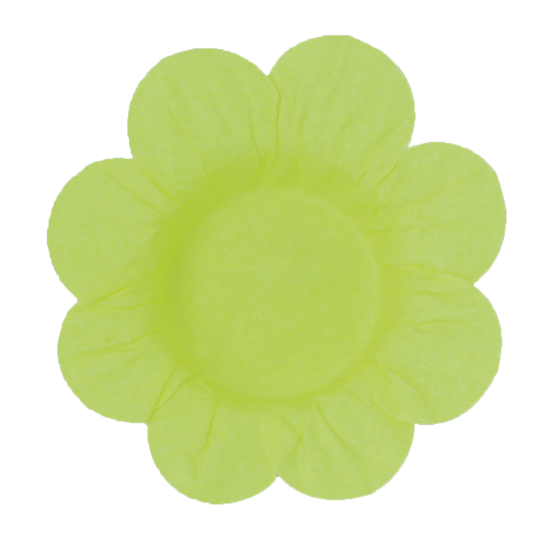 40 Forminhas Cerejeira Amarelo Néon