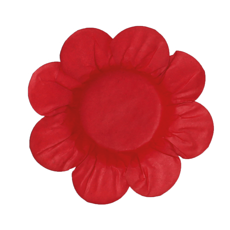 40 Forminhas Cerejeira Vermelho