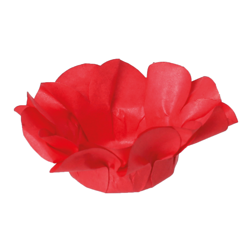 30 Forminhas Açucena Vermelho