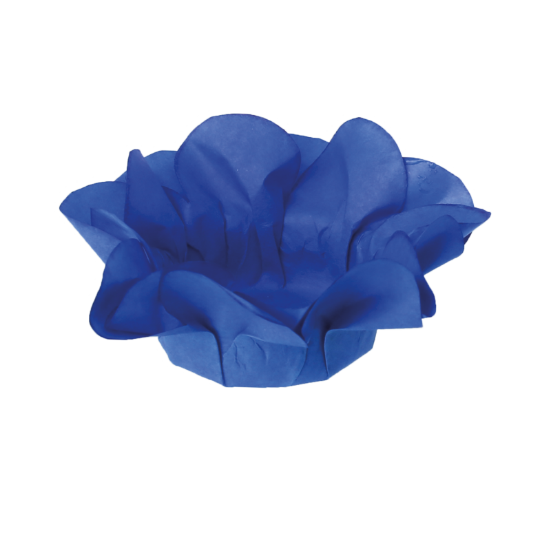 30 Forminhas Açucena Azul Real