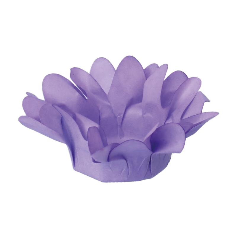 30 Forminhas Margaridinha Lilás