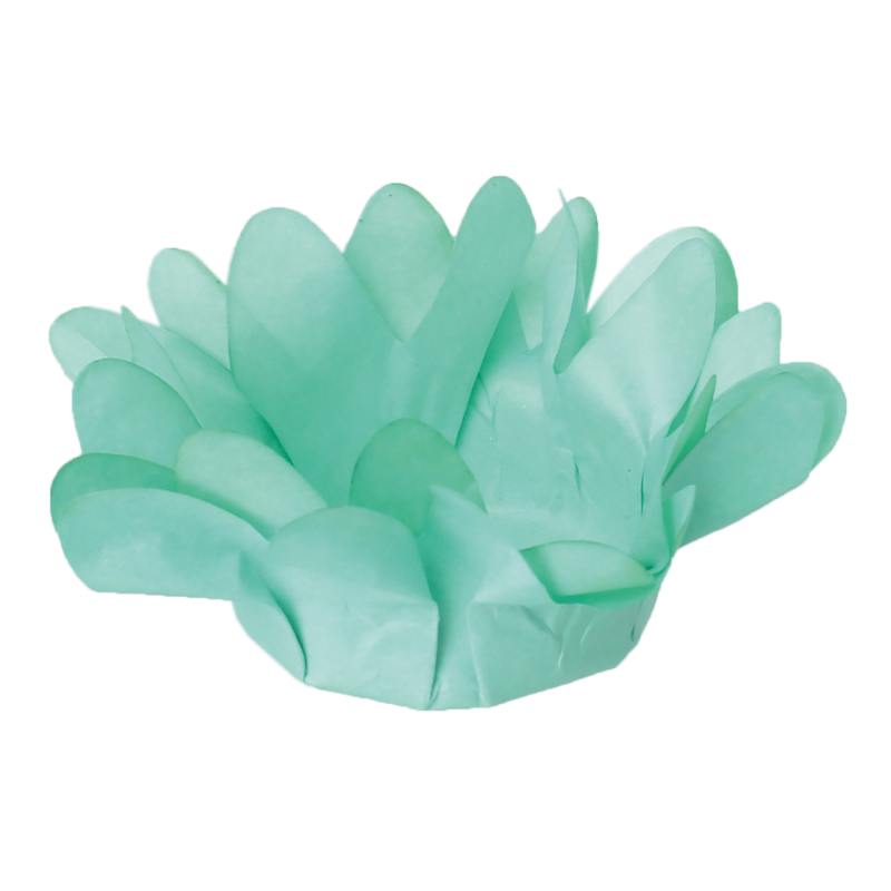 30 Forminhas Margaridinha Verde Bebé