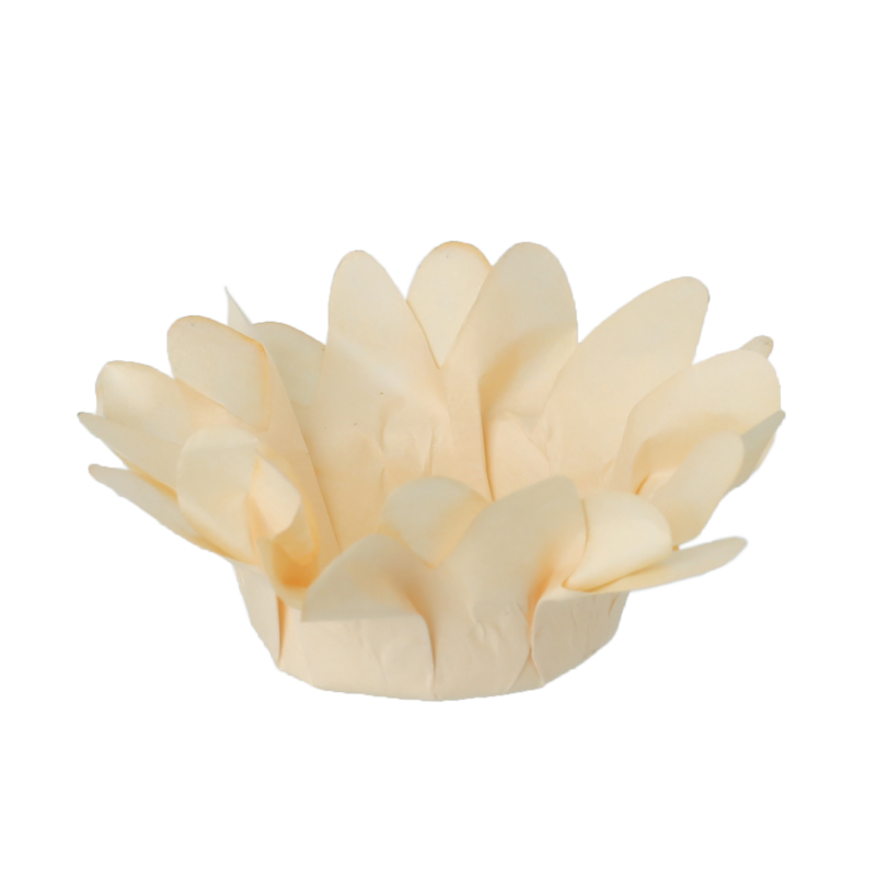 30 Forminhas Margaridinha Marfim