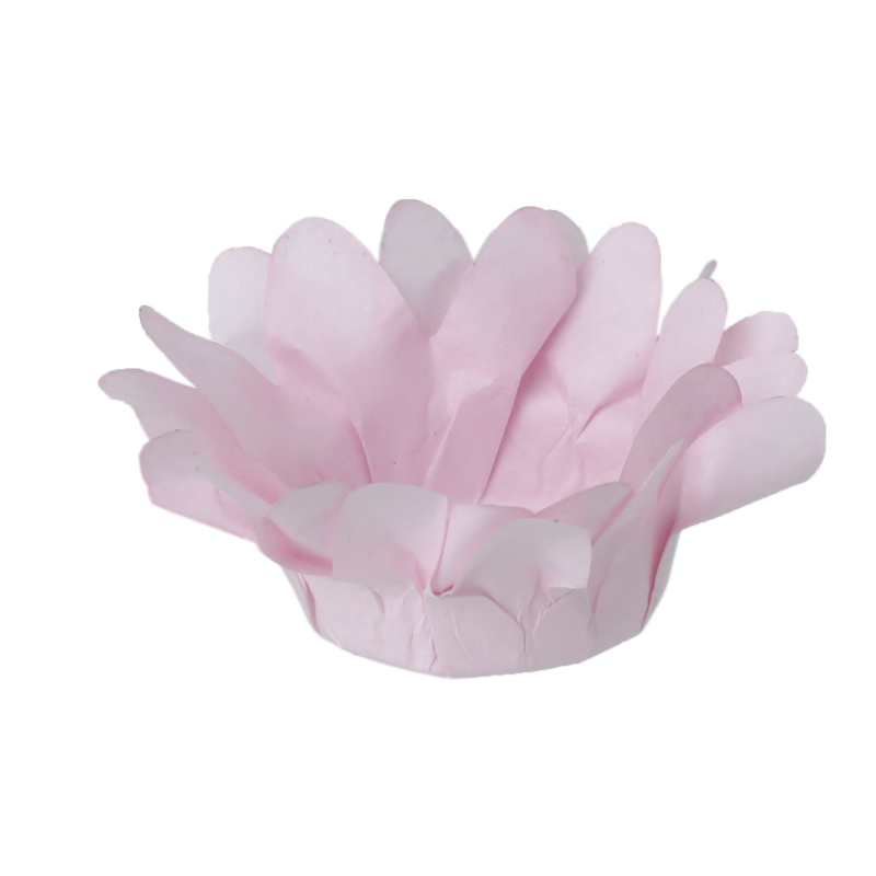 30 Forminhas Margaridinha Rosa Chá